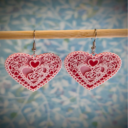 Valentine Heart Doily...