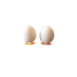 Easter Egg with Chick Leg Earrings – Whimsical Spring Accessories