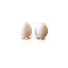 Easter Egg with Chick Leg Earrings – Whimsical Spring Accessories