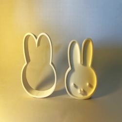 Easter Miffy Cookie Cutter -Plastic | Cute Easter Snack Cookie Cutter for Spring