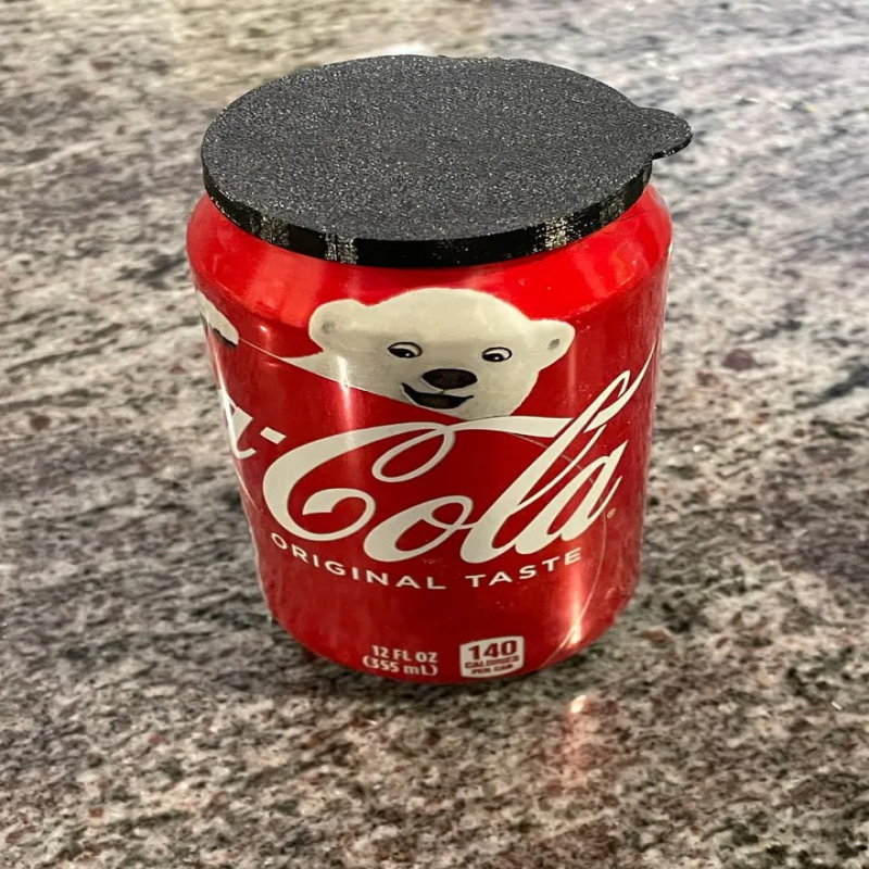 Pack of 2 Kitty Can Lid for Cat Dog Food, Tin Can Cover Fits Standard Size Tin Plastic Lids