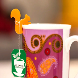 2 Pcs Squirrel Tea Bag Holder – Adorable & Practical Tea Accessory Teabag Holder