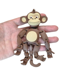 Articulated Monkey Toy –...
