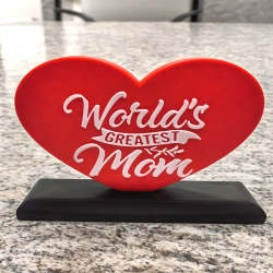 World’s Greatest Mom Heart...