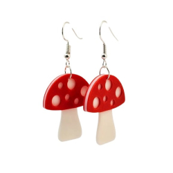 Lucky Mushroom Earrings –...