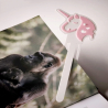 Adorable Pink Unicorn Bookmark – Cute & Whimsical Page Marker for Book Lovers
