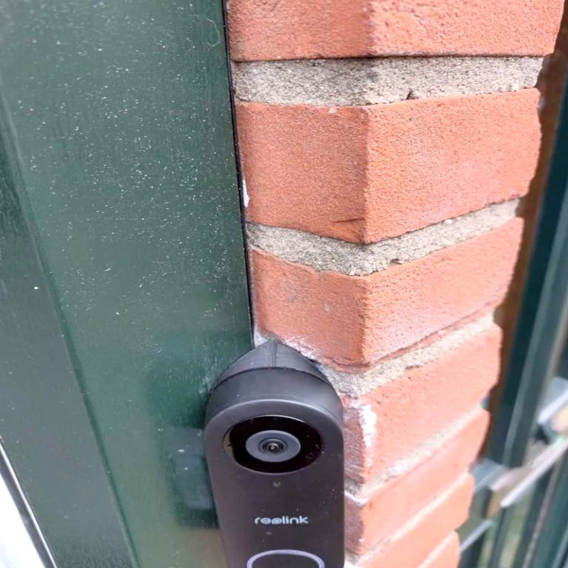 Reolink Doorbell 45 Degree Corner Wedge Mount – Durable Plastic Bracket