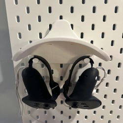 Meta Quest 2, 3 Mount for Ikea Skadis –Controller Headphone Holder for Pegboard