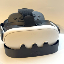 Meta Quest 3 Privacy + Controller Stand – Compact and Privacy Cover for VR Box