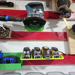 DBO180 18V Wall Mount – Secure Holder for Orbital Sander Storage