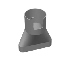 Flat Nozzle Attachment for P21011 Leaf Blower – Wide Airflow Accessory