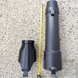 Shorty Nozzle for 40V Leaf Blower – Compact Airflow Nozzle Attachment