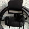 Wall Hanger for Standard Charger – Sturdy Plastic Mount - Black