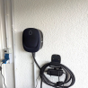 Wall Hanger for Standard Charger – Sturdy Plastic Mount - Black