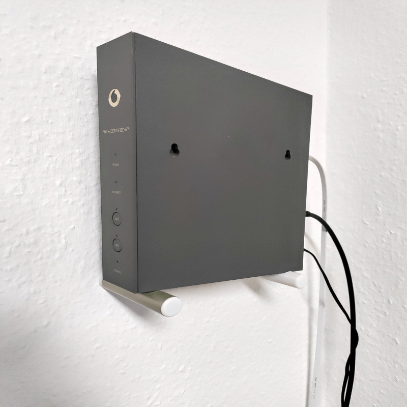 Minimalist Router Wall Mount - Heavy Duty Storage Bracket for Router