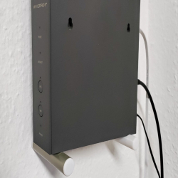 Minimalist Router Wall Mount - Heavy Duty Storage Bracket for Router