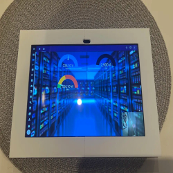 Tab A8 Wall Mount – Magnetic Detachable Frame | Cable Access