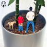 Peeing Plant Stakes – Humorous Garden Decor for Indoor & Outdoor Plants