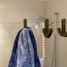 2 pcs Ultra Strong Shower Hook – Double-Sided Bathroom Hanger for 8mm Glass