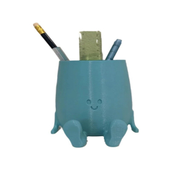 Happy Face Pen Holder, Cute...