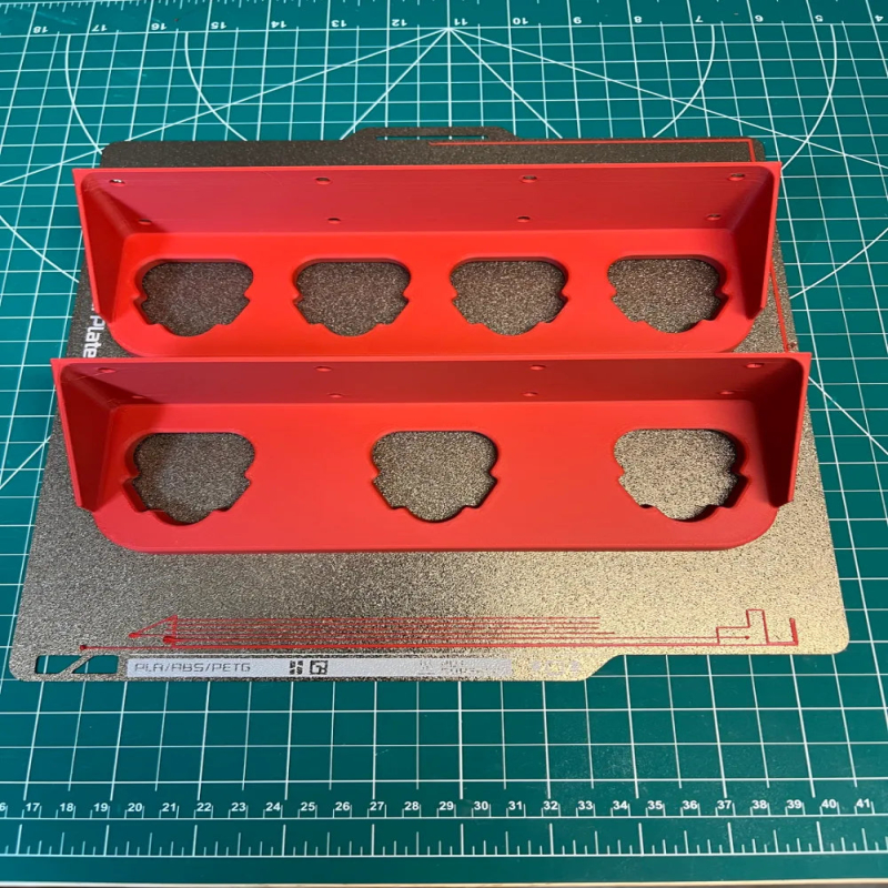 2 pcs M12 Battery Mounts – 3 Wide & 4 Narrow Wall Holders for Workshop