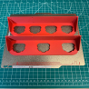 2 pcs M12 Battery Mounts – 3 Wide & 4 Narrow Wall Holders for Workshop