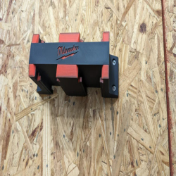 M18 Battery 4x Packout Wall Mount – Secure Storage for Workshop