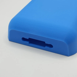 Wall-Mounted Smartphone & Remote Holder with Cable Entry – Space-Saving Design