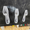 3 pcs Fishing Pole Holder Wall Mount – Adjustable Size, Secure Storage Rack