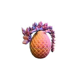 Baby Dragon with Dragon Egg Como – Plastic | Crystal-Designed Fidget Toy