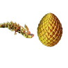 Baby Dragon with Dragon Egg Como – Plastic | Crystal-Designed Fidget Toy