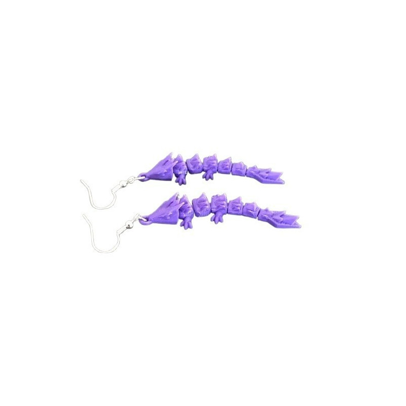 Flexi Dragon Earrings – Unique and Flexible Plastic Dragon Earrings