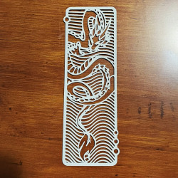 Dragon's Year Bookmark - Plastic | New Year’s Bookmarks for Book Lovers