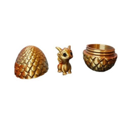 Golden Dragon Egg with Baby...