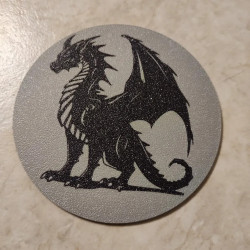 3-Piece Dragon Coaster Set – Mythical Fantasy Drink Coasters