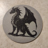 3-Piece Dragon Coaster Set – Mythical Fantasy Drink Coasters