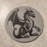 3-Piece Dragon Coaster Set – Mythical Fantasy Drink Coasters