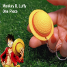 One Piece Hat Keychain Monkey D Luffy for Anime Lover