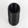 Tire Stack Pen Holder Plastic | Fun Office Table Desk Accessory - Black