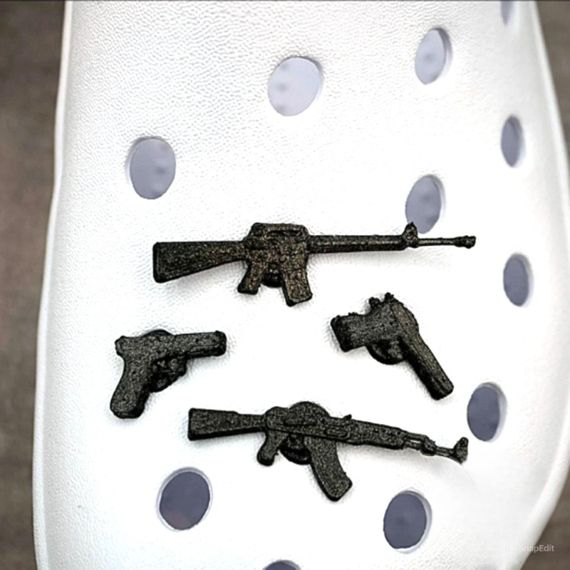 Gun Arsenal Shoe Charms for Crocs - Unique and Bold Accessories for Your Crocs