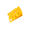 Cheese Slice Doorstopper - Fun and Functional Plastic Door Stop