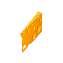 Cheese Slice Doorstopper - Fun and Functional Plastic Door Stop