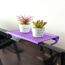Adjustable Monitor Top Shelf - Fits any display for Devices, Router, Media Boxes
