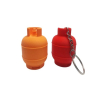 Gas Cylinder Stash Keychain - Keychain for Coin, Medicine and Vitamins