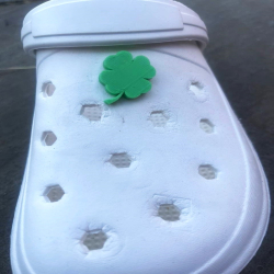 Lucky Clover Leaf Croc...